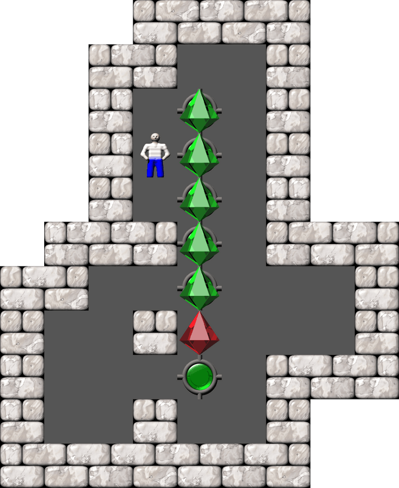 Sokoban The Warehouse I - Vertical Mobility level 46